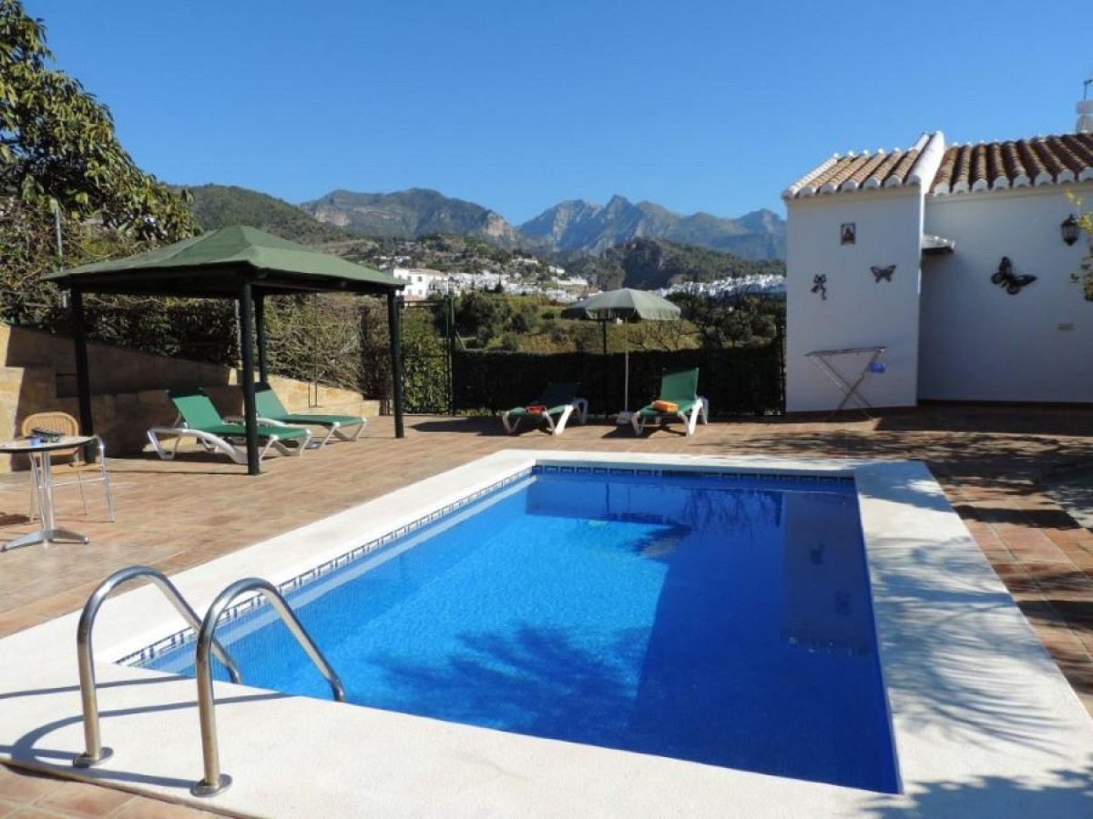 Geweldig vakantiehuis met zwembad nabij Frigiliana, Malaga  header afbeelding