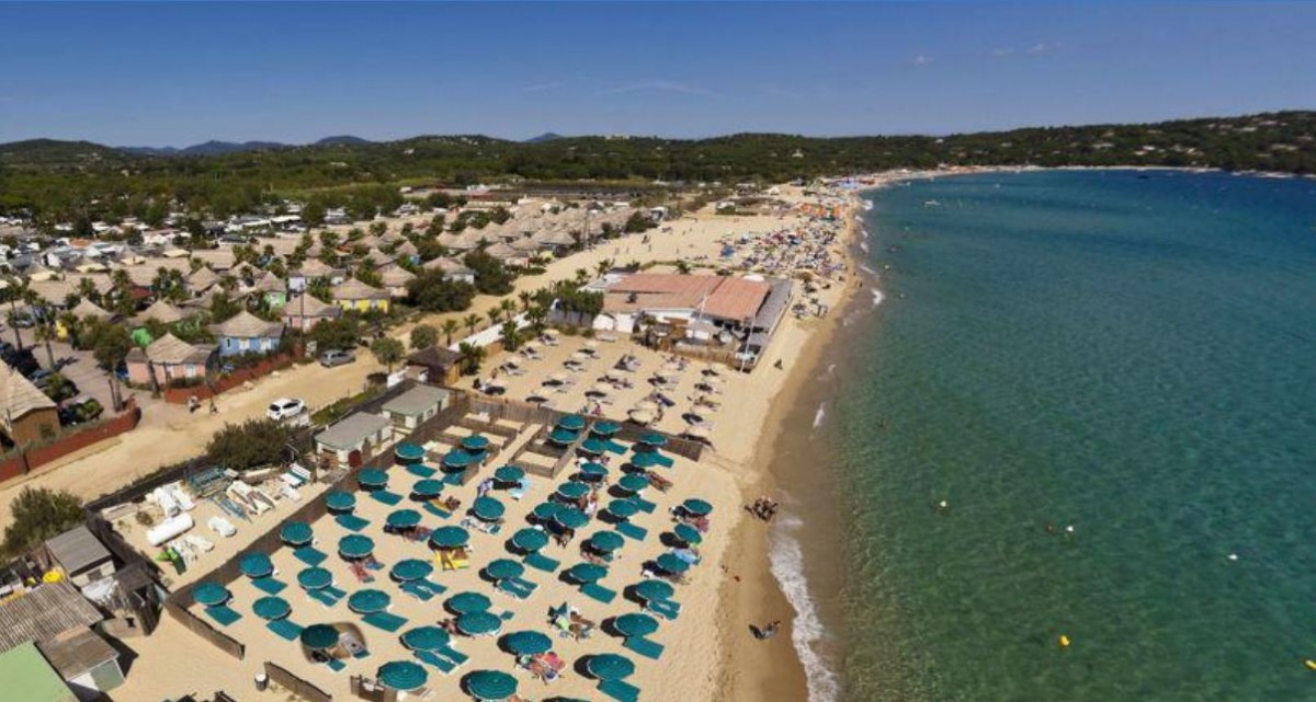 Mobilhomes te huur St Tropez, Kontiki, Toison d'Or en camping  St Aygulf plage header afbeelding